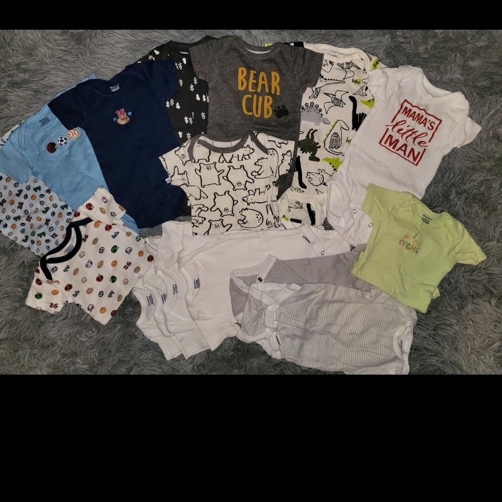 Assorted Baby Boy Clothes (0-3 mths)